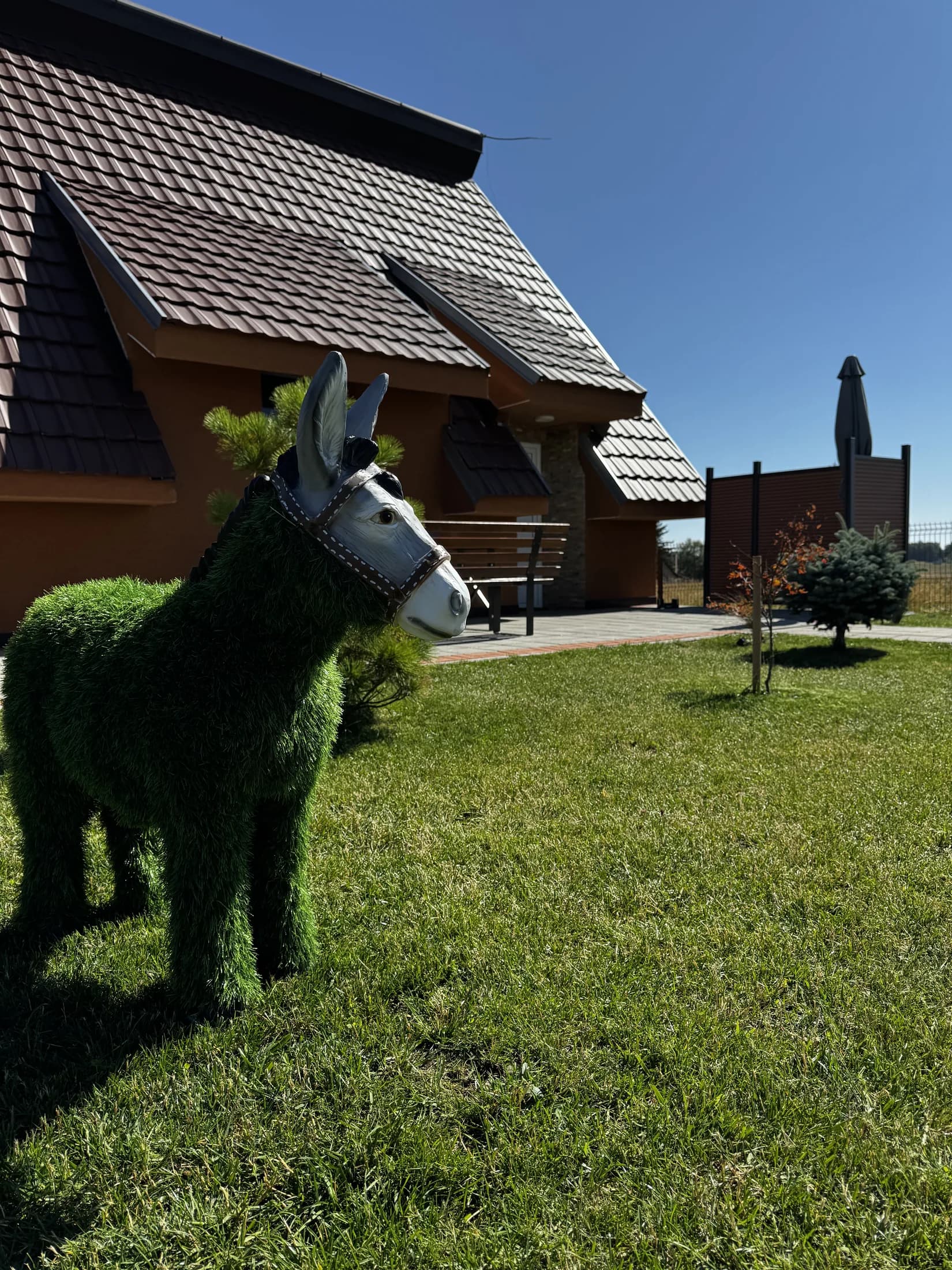 Vila i dvorište leti · Topli Kutak Golija